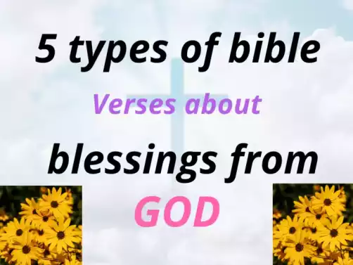 Bible Verses about blessings from God