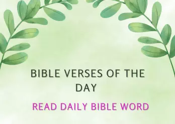 Bible verses of the day 